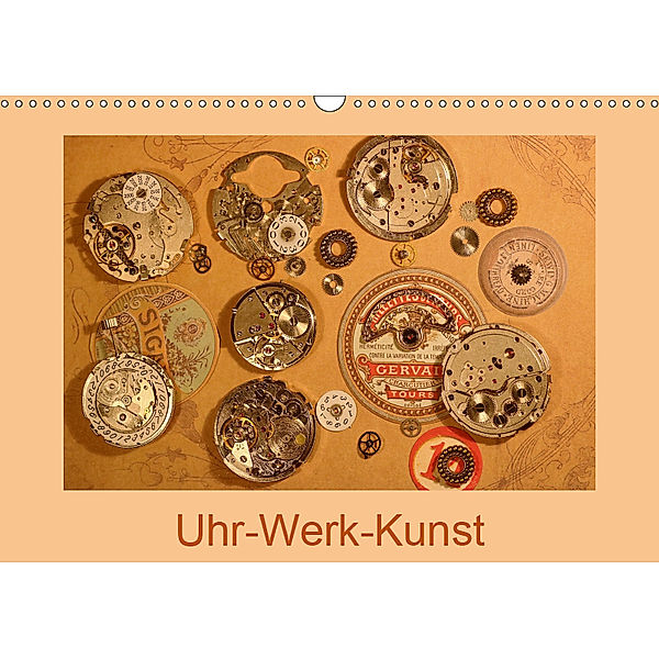 Uhr-Werk-Kunst (Wandkalender 2019 DIN A3 quer), Eva Ola Feix
