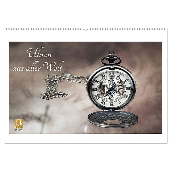 Uhren aus aller Welt (Wandkalender 2024 DIN A2 quer), CALVENDO Monatskalender, Dirk rosin