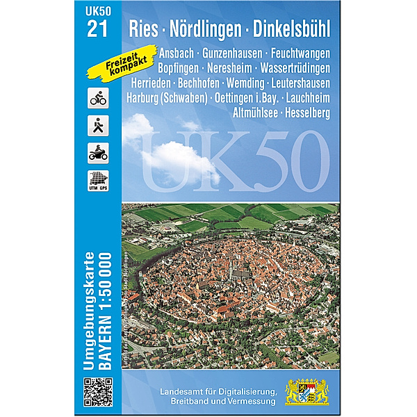 UK50-21 Ries, Nördlingen, Dinkelsbühl