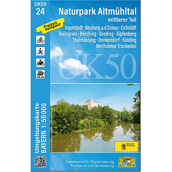 UK50-24 Naturpark Altmühltal mittlerer Teil