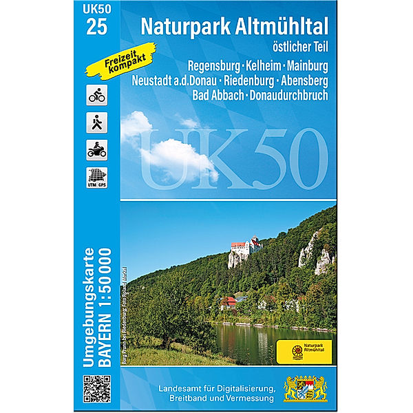 UK50-25 Naturpark Altmühltal, östlicher Teil
