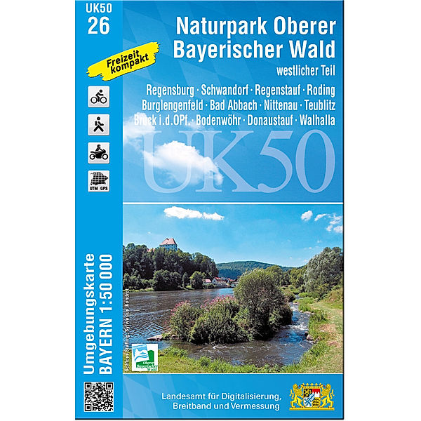 UK50-26 Naturpark Oberer Bayerischer Wald - westlicher Teil