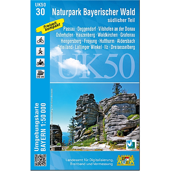 UK50-30 Naturpark Bayerischer Wald - südlicher Teil