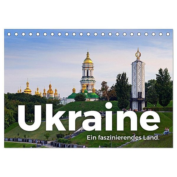 Ukraine - Ein faszinierendes Land. (Tischkalender 2024 DIN A5 quer), CALVENDO Monatskalender, M. Scott