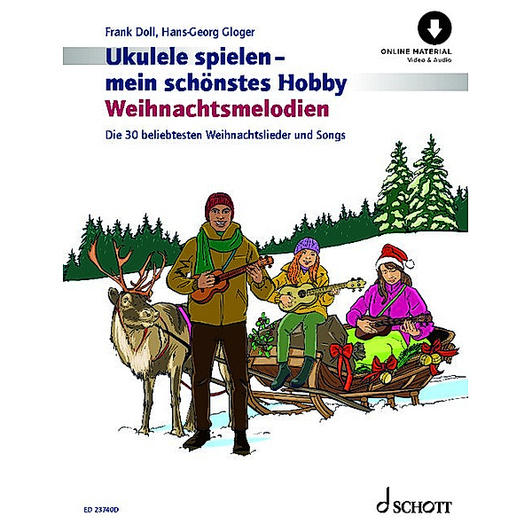 Ukulele spielen - mein schönstes Hobby Weihnachtsmelodien, Frank Doll, Hans-Georg Gloger