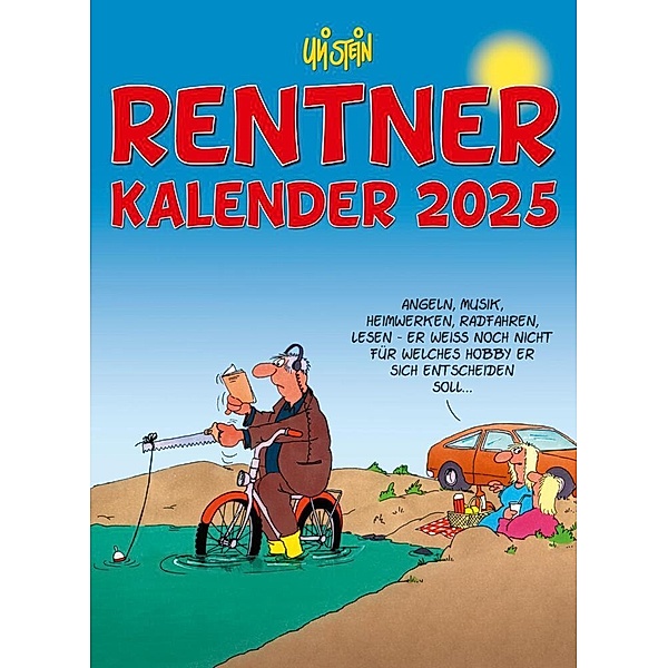 Uli Stein Rentnerkalender 2025: Monatskalender für die Wand, Uli Stein