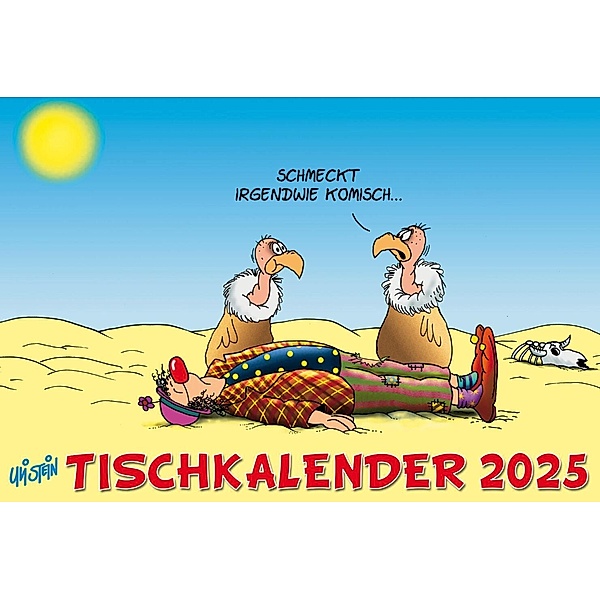 Uli Stein Tischkalender 2025: Monatskalender zum Aufstellen, Uli Stein