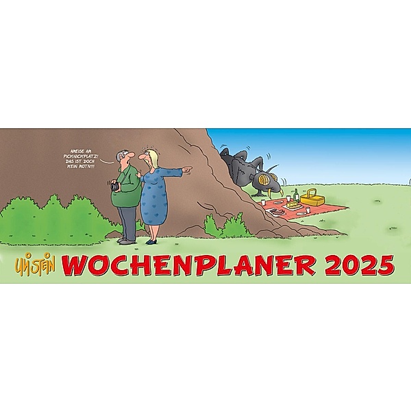 Uli Stein Wochenplaner 2025: Tischkalender, Uli Stein