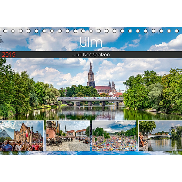 Ulm für Nestspatzen (Tischkalender 2019 DIN A5 quer), Trancerapid Photography