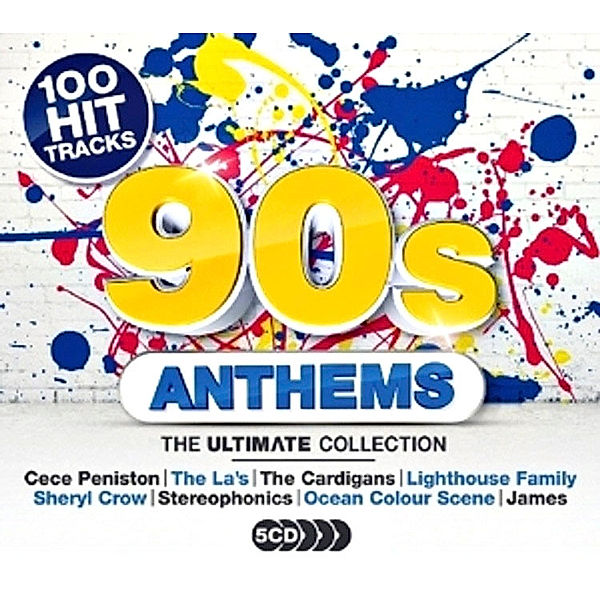 Ultimate 90s Anthems (5CD-Box), Diverse Interpreten