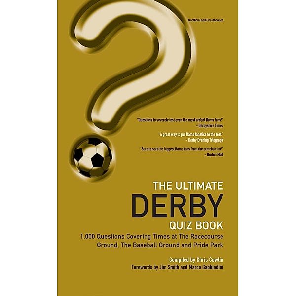 Ultimate Derby Quiz Book, Chris Cowlin