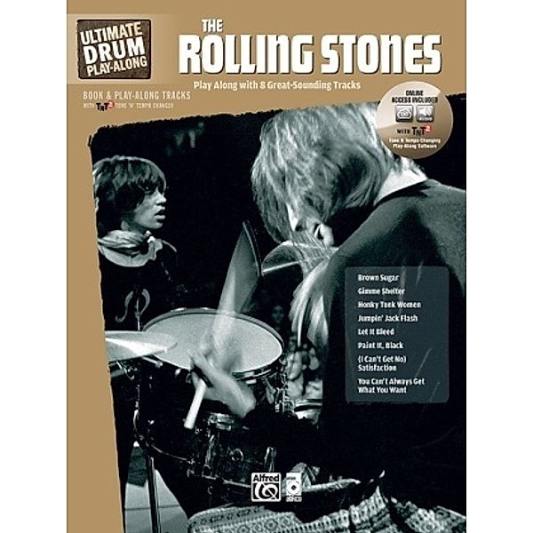 Ultimate Drum Play Along, The Rolling Stons, w. 2 Audio-CDs (Mixed Mode), The Rolling Stones