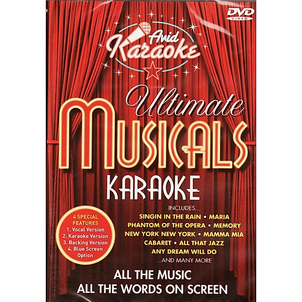 Ultimate Musicals, Karaoke