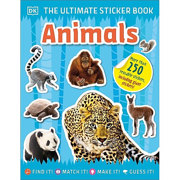 Ultimate Sticker Book Animals, Dk