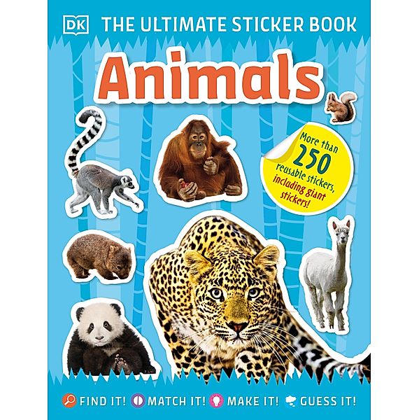 Ultimate Sticker Book Animals, Dk