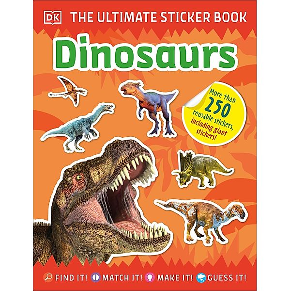 Ultimate Sticker Book Dinosaurs, Dk