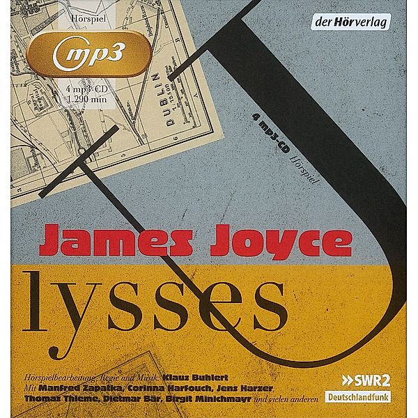 Ulysses,4 Audio-CD, 4 MP3, James Joyce