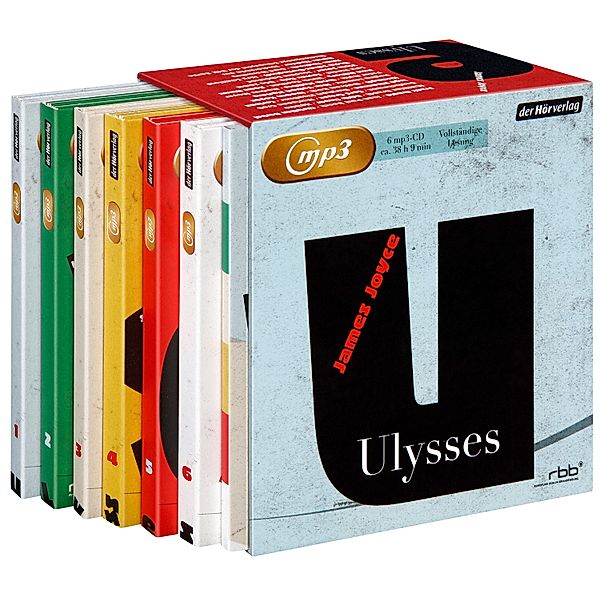 Ulysses,6 Audio-CD, 6 MP3, James Joyce