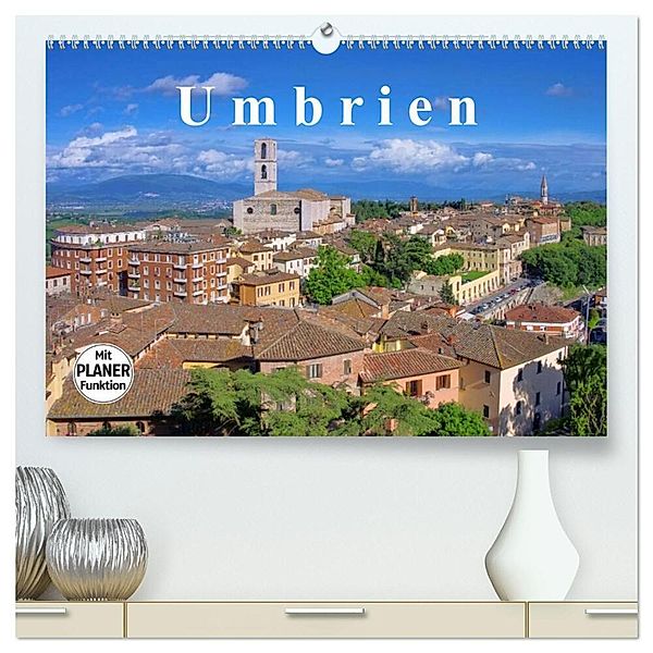 Umbrien (hochwertiger Premium Wandkalender 2025 DIN A2 quer), Kunstdruck in Hochglanz, Calvendo, LianeM