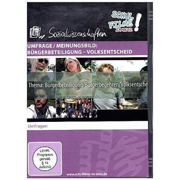Umfrage / Meinungsbild: Bürgerbeteiligung - Volksentscheid, 1 DVD