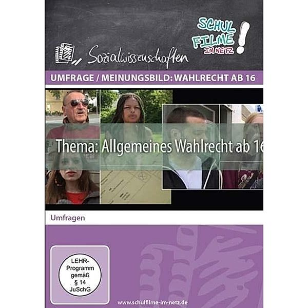 Umfrage / Meinungsbild: Wahlrecht ab 16, 1 DVD