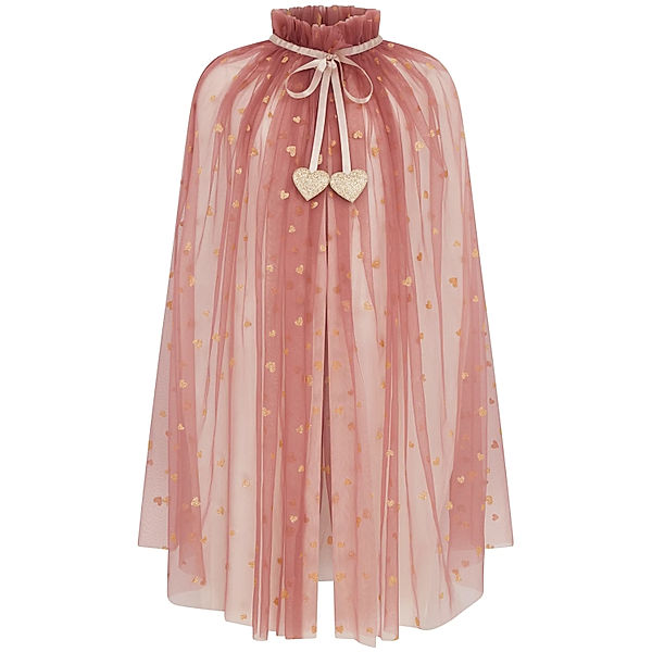 Mimi & Lula Umhang DUSKY'S HEART CAPE in rosa