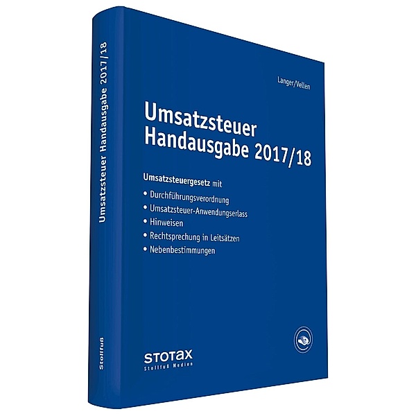 Umsatzsteuer Handausgabe 2017/18, Michael Langer, Michael Vellen