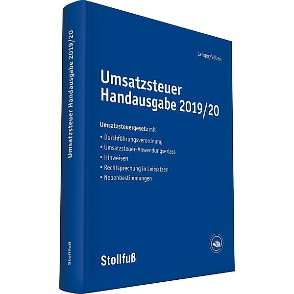 Umsatzsteuer Handausgabe 2019/20, Michael Langer, Michael Vellen