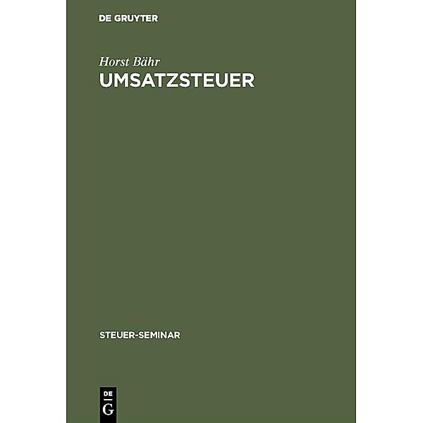 Umsatzsteuer / Jahrbuch des Dokumentationsarchivs des österreichischen Widerstandes, Horst Bähr
