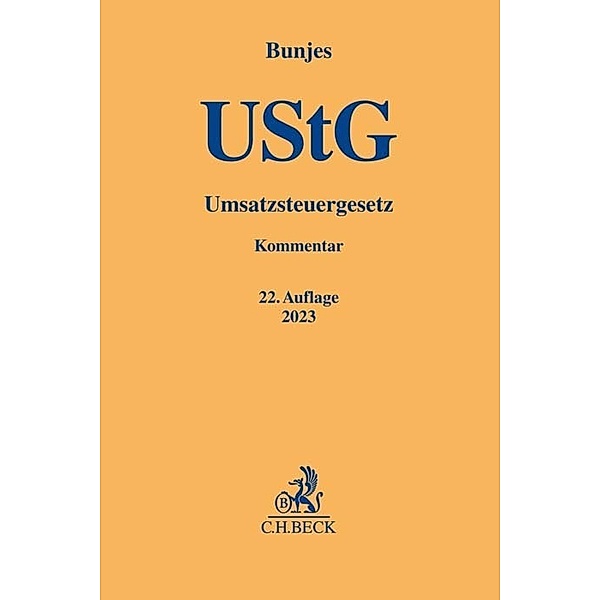 Umsatzsteuergesetz UStG, Johann Bunjes, Reinhold Geist