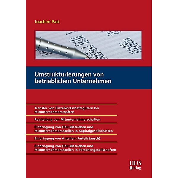 Umstrukturierungen von betrieblichen Unternehmen, Joachim Patt