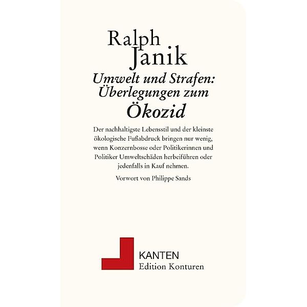 Umwelt und Strafen: Überlegungen zum Ökozid, Janik Ralph