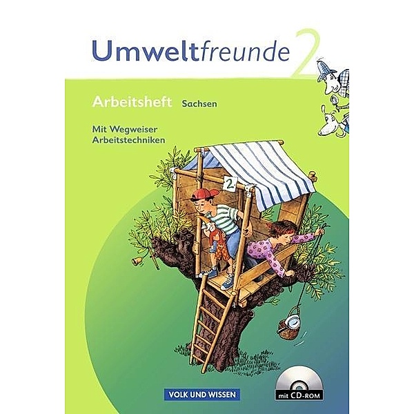 Umweltfreunde, Ausgabe Sachsen (Neubearbeitung 2009): 2. Schuljahr, Arbeitsheft m. CD-ROM