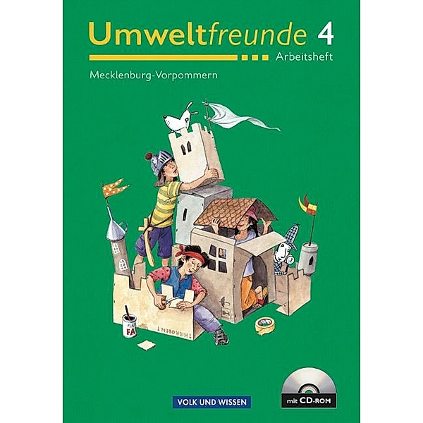Umweltfreunde, Neubearbeitung: Klasse 4, Arbeitsheft m. CD-ROM, Ausgabe Mecklenburg-Vorpommern