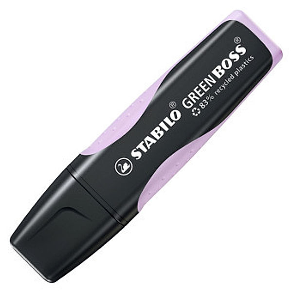 Umweltfreundlicher Textmarker - STABILO GREEN BOSS Pastel - Einzelstift - Schimmer von Lila