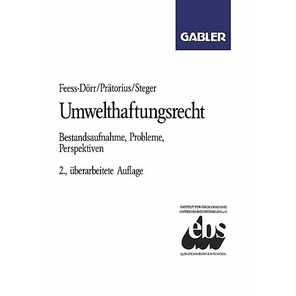 Umwelthaftungsrecht, Eberhard Feess