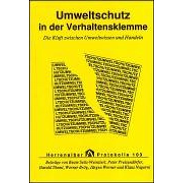 Umweltschutz in der Verhaltensklemme