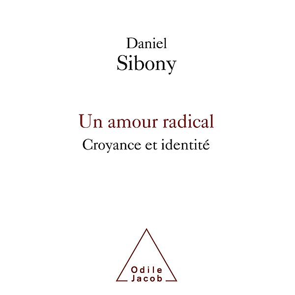 Un amour radical, Sibony Daniel Sibony