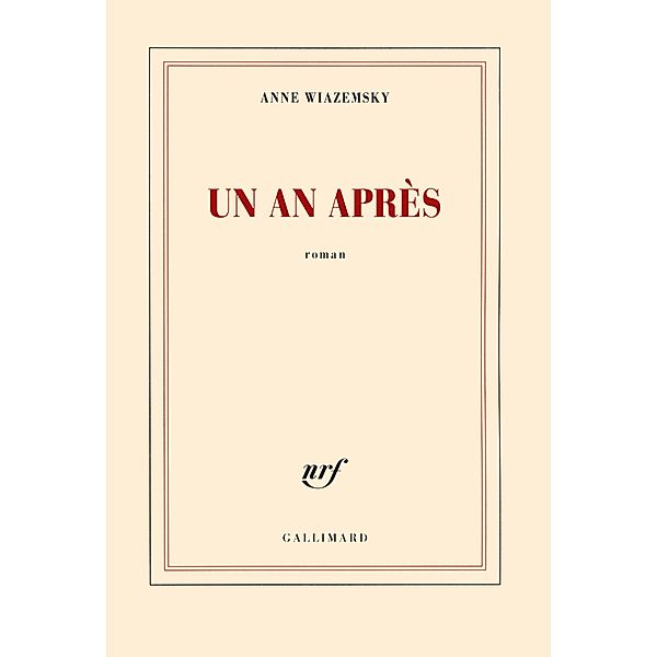 Un an après, Anne Wiazemsky