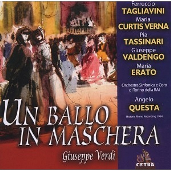 Un Ballo In Maschera (Ga), Ferruccio Tagliavini, Curtis Verna M., Angelo Questa