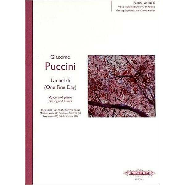 Un bel dì (One Fine Day) aus Madame Butterfly, Gesang und Klavier, Giacomo Puccini