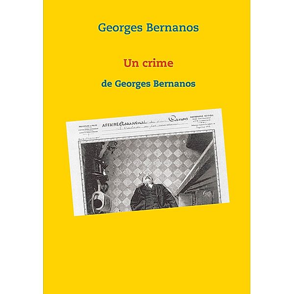 Un crime, Georges Bernanos