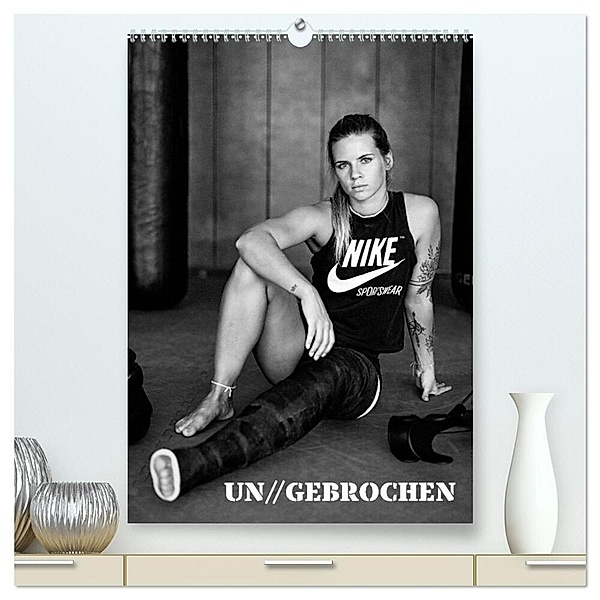 UN//GEBROCHEN (hochwertiger Premium Wandkalender 2024 DIN A2 hoch), Kunstdruck in Hochglanz, Erik Schlicksbier