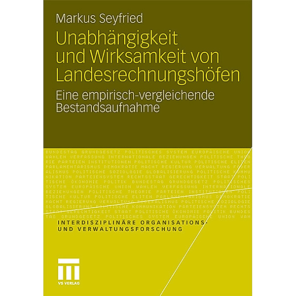 Unabhängigkeit und Wirksamkeit von Landesrechnungshöfen, Markus Seyfried