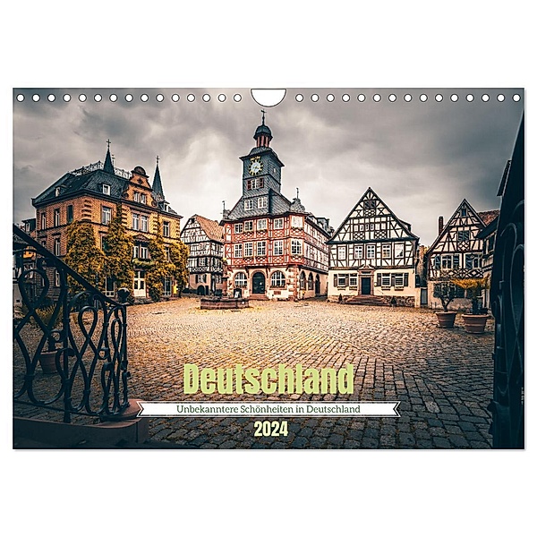 Unbekanntere Schönheiten in Deutschland (Wandkalender 2024 DIN A4 quer), CALVENDO Monatskalender, Jan Wehnert