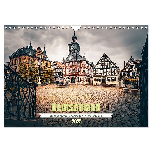 Unbekanntere Schönheiten in Deutschland (Wandkalender 2025 DIN A4 quer), CALVENDO Monatskalender, Calvendo, Jan Wehnert