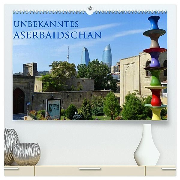 Unbekanntes Aserbaidschan (hochwertiger Premium Wandkalender 2024 DIN A2 quer), Kunstdruck in Hochglanz, Michaela Schiffer