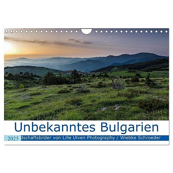 Unbekanntes Bulgarien (Wandkalender 2025 DIN A4 quer), CALVENDO Monatskalender, Calvendo, Wiebke Schröder