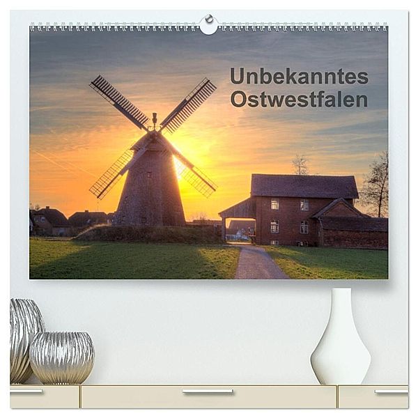 Unbekanntes Ostwestfalen (hochwertiger Premium Wandkalender 2024 DIN A2 quer), Kunstdruck in Hochglanz, Blavandmaster
