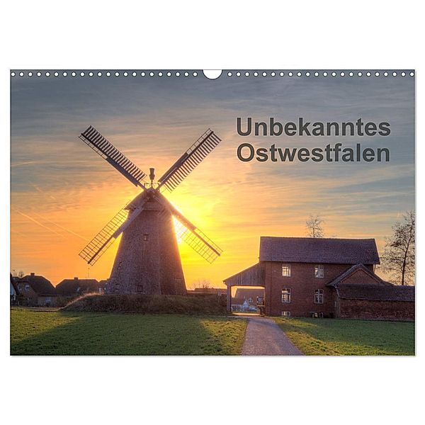 Unbekanntes Ostwestfalen (Wandkalender 2024 DIN A3 quer), CALVENDO Monatskalender, Blavandmaster